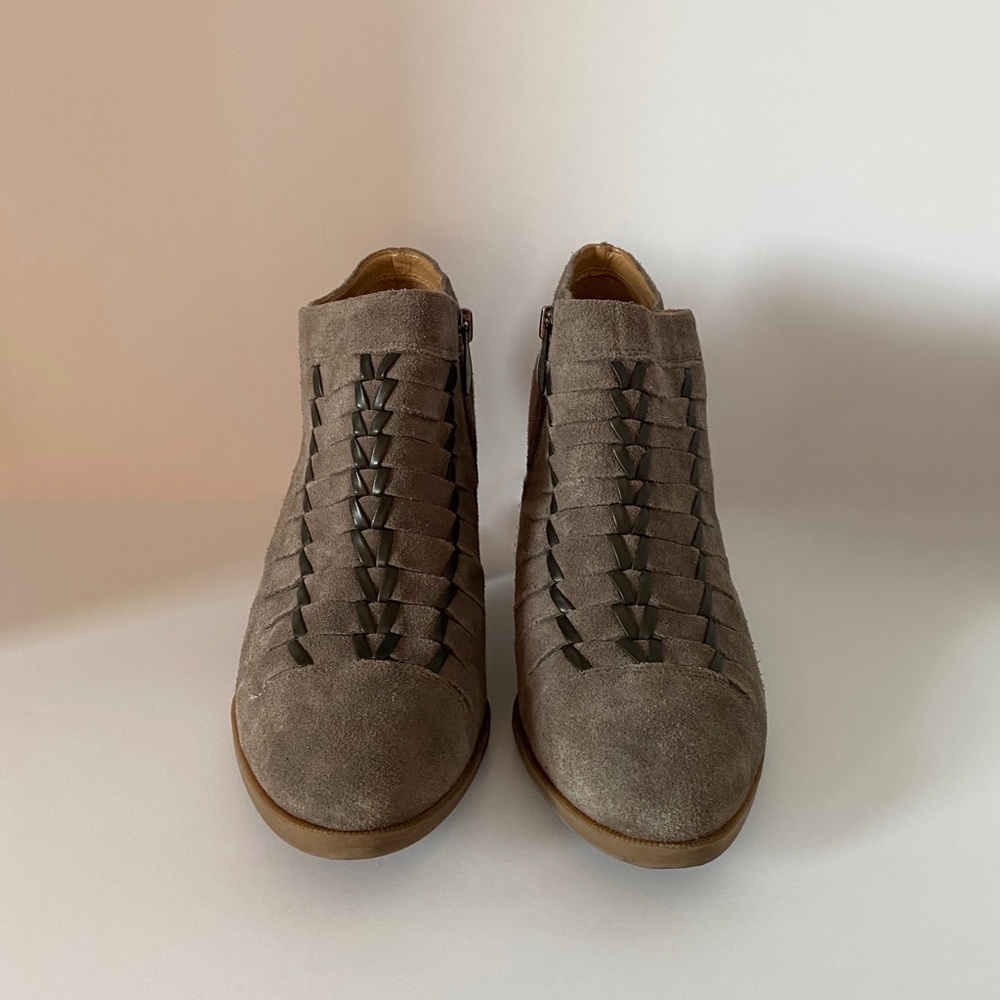 Suede Brown Booties